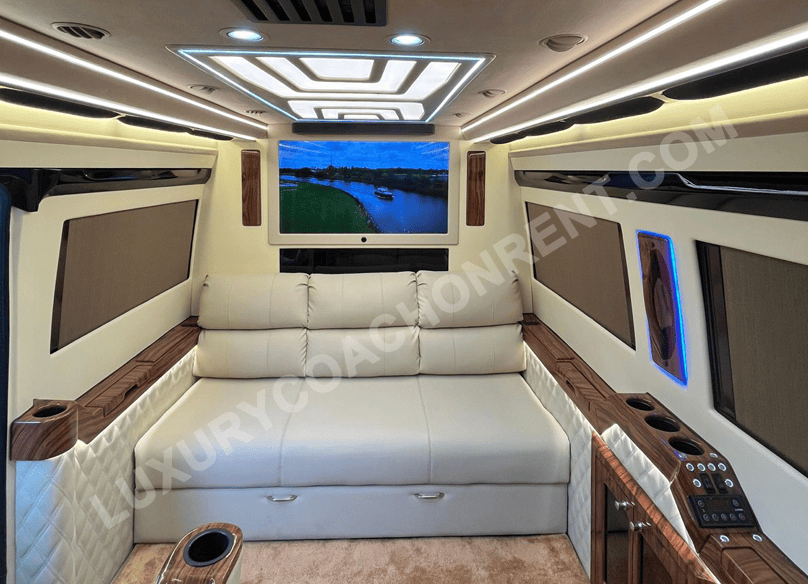 7 seater premium caravan on rent in delhi